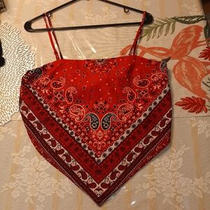 Almost Famous Vibrant Red Top